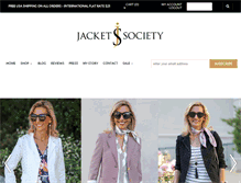 Tablet Screenshot of jacketsociety.com